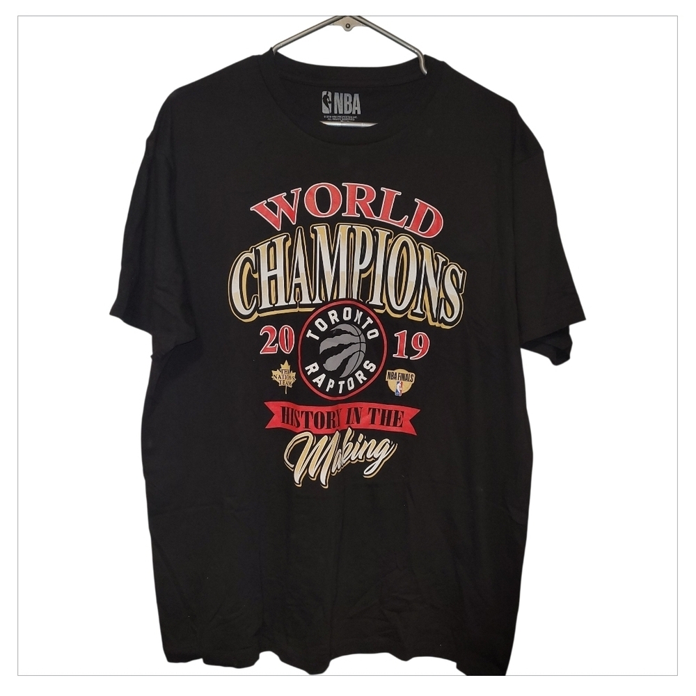 NBA Black and Gold World Champions Tee 2019